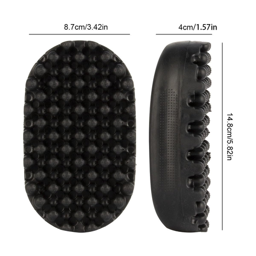 2-in-1 Massage & styling Brush– Gentle Care for African  4C Hair