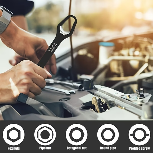 Double-Ended Universal Wrench – One Tool Fits All