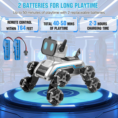 🔥Limited-time 50% OFF⏱  Stunt Smart Robot Dog — Dual Control Toy