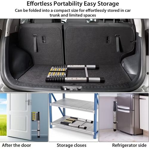 Aluminum Telescopic Ladder – Strong, Safe & Adjustable
