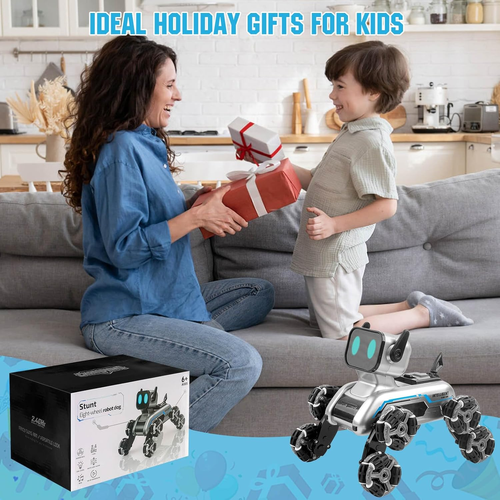 🔥Limited-time 50% OFF⏱  Stunt Smart Robot Dog — Dual Control Toy