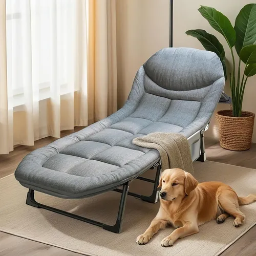 3-in-1 Heavy Duty Folding Bed – Sit, Relax & Sleep