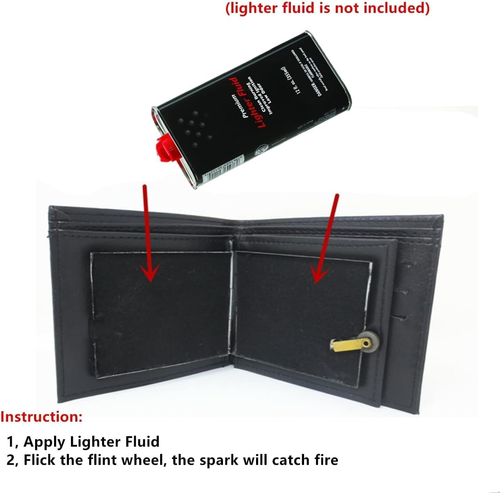 Magic Fire Wallet – Real Flame Performance Trick Prop