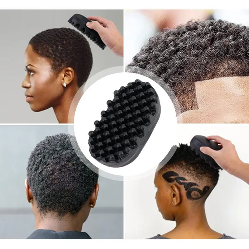 2-in-1 Massage & styling Brush– Gentle Care for African  4C Hair