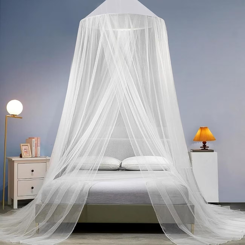 Extra Large Full Coverage Mosquito Net Canopy for King & Queen Beds