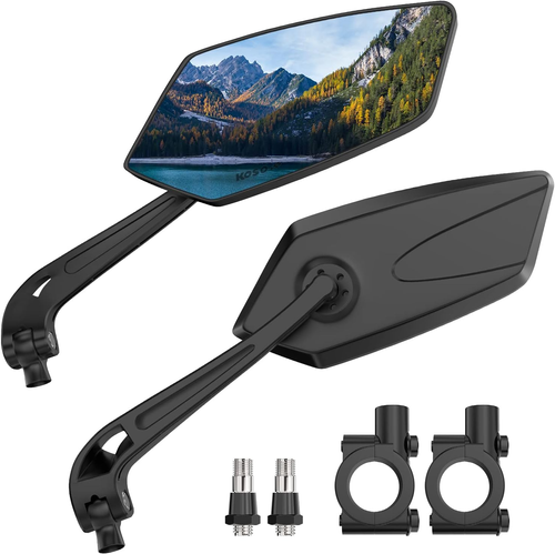 1 Pair 360° Rotating Cycling Rear View Mirror– Safer Riding Instantly