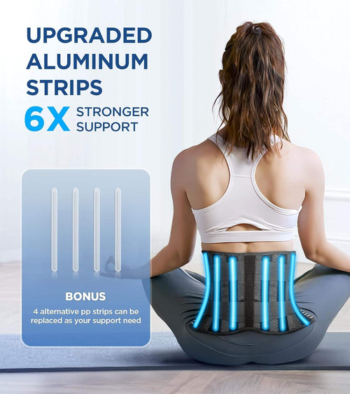 Massage Healing Waist Support Belt Adjustable Back Brace