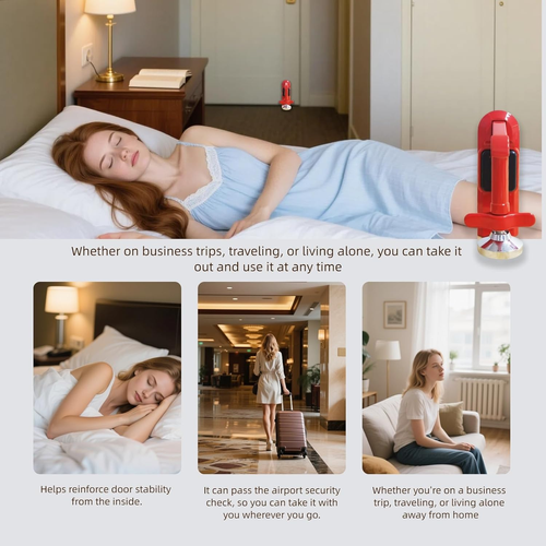 Portable Alarm Door Stopper – Instant Anti-Theft Protection