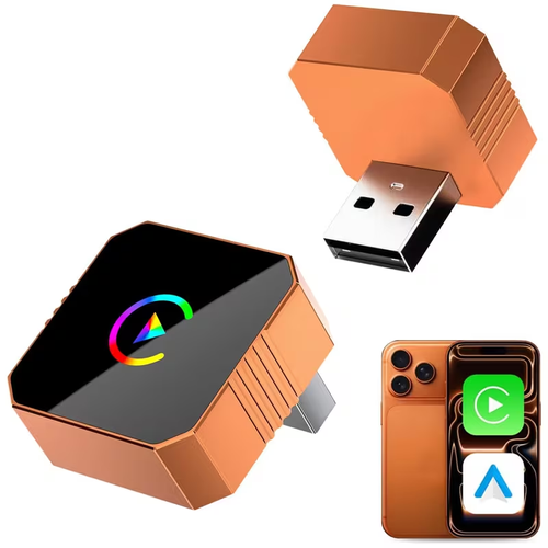 2026 Wireless CarPlay & Android Auto Adapter – Plug & Play Smart Driving