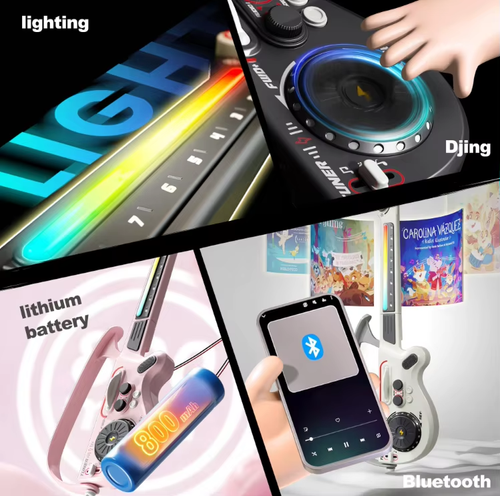 Smart Stringless Guitar for Kids – Play, Learn & Shine