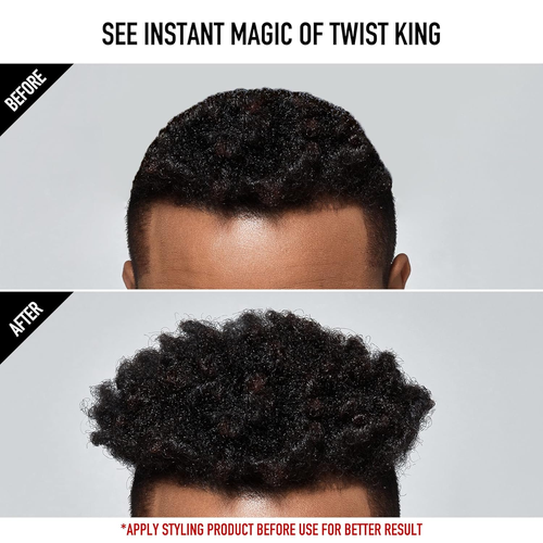 2-in-1 Massage & styling Brush– Gentle Care for African  4C Hair