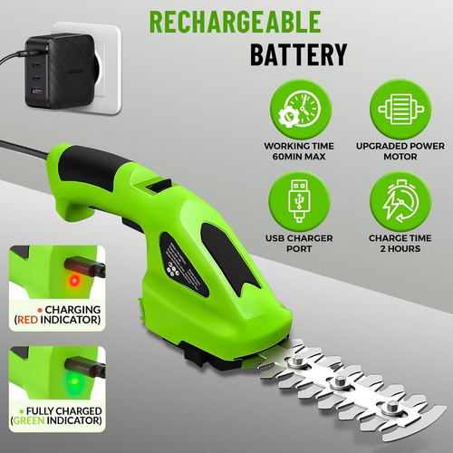 2-in-1 Mini Garden Trimmer – Fast & Easy Pruning Tool