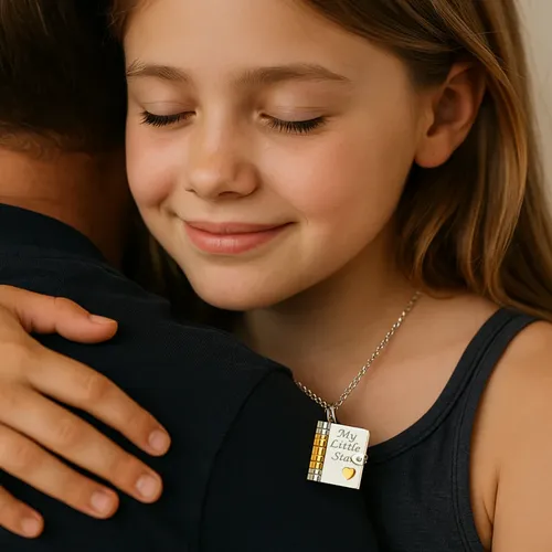 My Little Star Book Pendant Necklace – Meaningful Gift of Love
