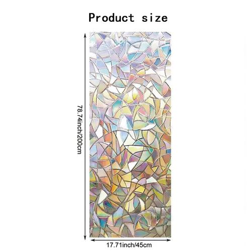 3D Privacy Rainbow Window Film – UV Protection & Style