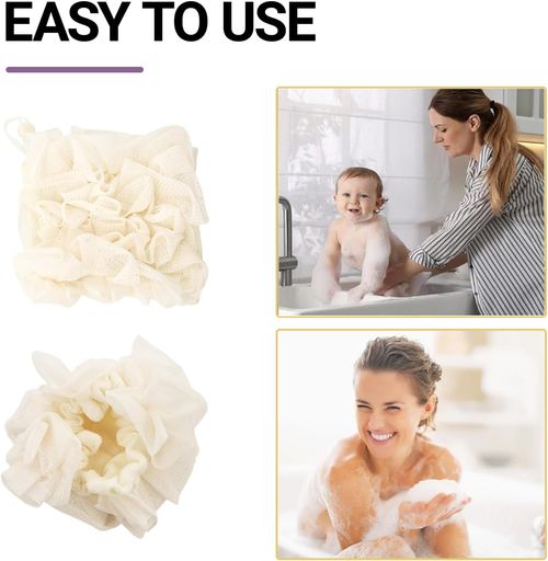 3 PCS 2-in-1 Soap Bath Ball – Rich Foam & Gentle Clean