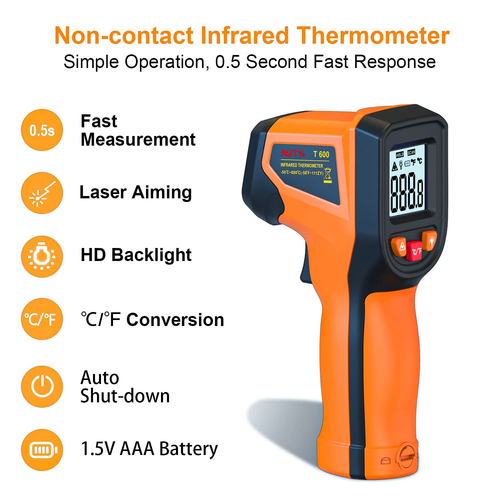 Non-Contact Infrared Thermometer – Fast & Accurate Temperature Reading