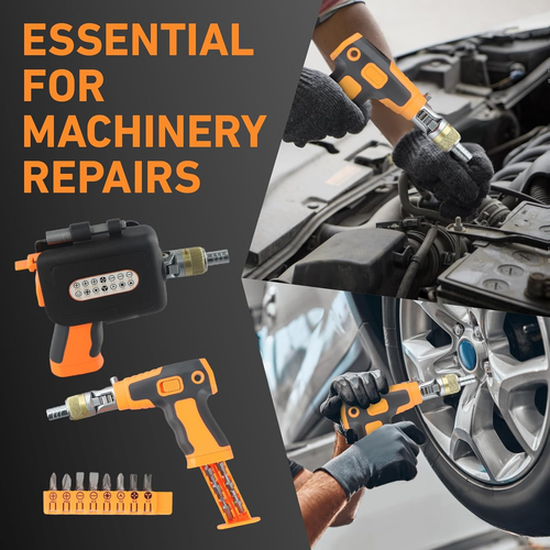 Upgraded 16-in-1 Ratchet Screwdriver Set with Magnetic Handle – Durable & Portable
