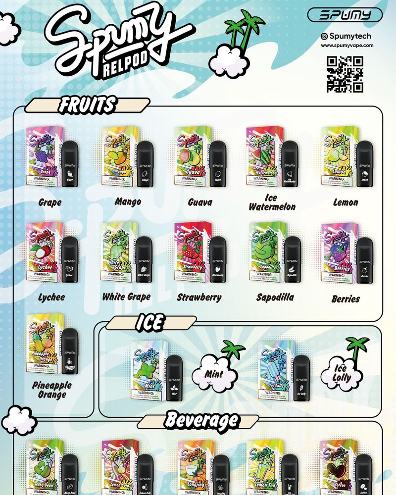 替換便利加上(3顆裝)四-六代通用，SPUMY 思邦迷 冰熊5代煙彈更適合穩定日用｜搭配評估參考