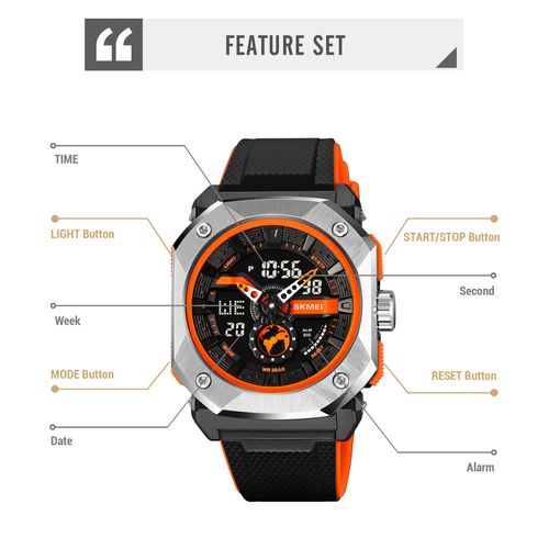 Men's casual sports waterproof luminous watch