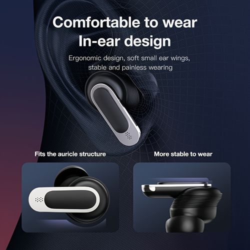 Wireless In-ear Smart Earphones, With Digital Display, ANC+ENC, Noise Cancelling Function