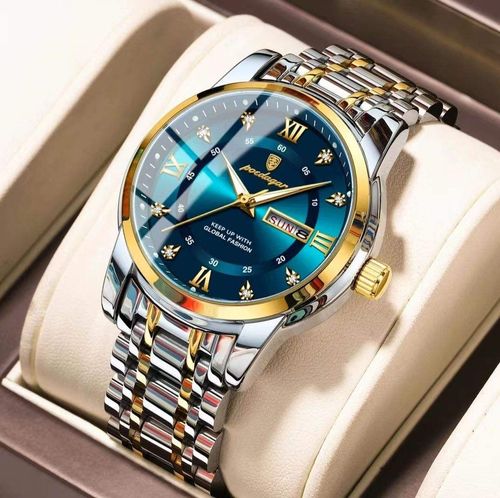 Elegant POEDAGAR Quartz Men's Watch - Perfect for Daily Wear