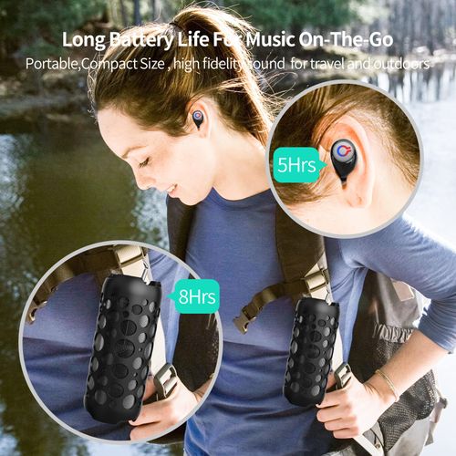 Portable 2 In 1 Speaker And Headphone