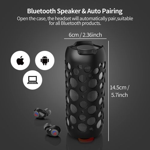 Portable 2 In 1 Speaker And Headphone