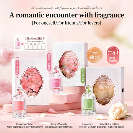 Women's Eau Fragrance Gift Box Perfume, Long-lasting Fragrance, 72-hour rose wood scent, premium brand authentic