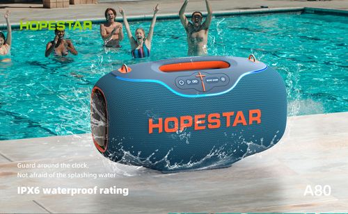 Hop Speaker A80 A60 High-Quality Portable Audio Player 350W RGB Wireless Subwoofer Holiday Party Artifact