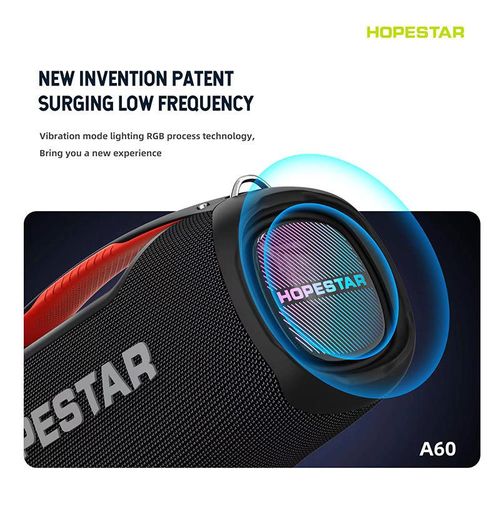 Hop Speaker A80 A60 High-Quality Portable Audio Player 350W RGB Wireless Subwoofer Holiday Party Artifact