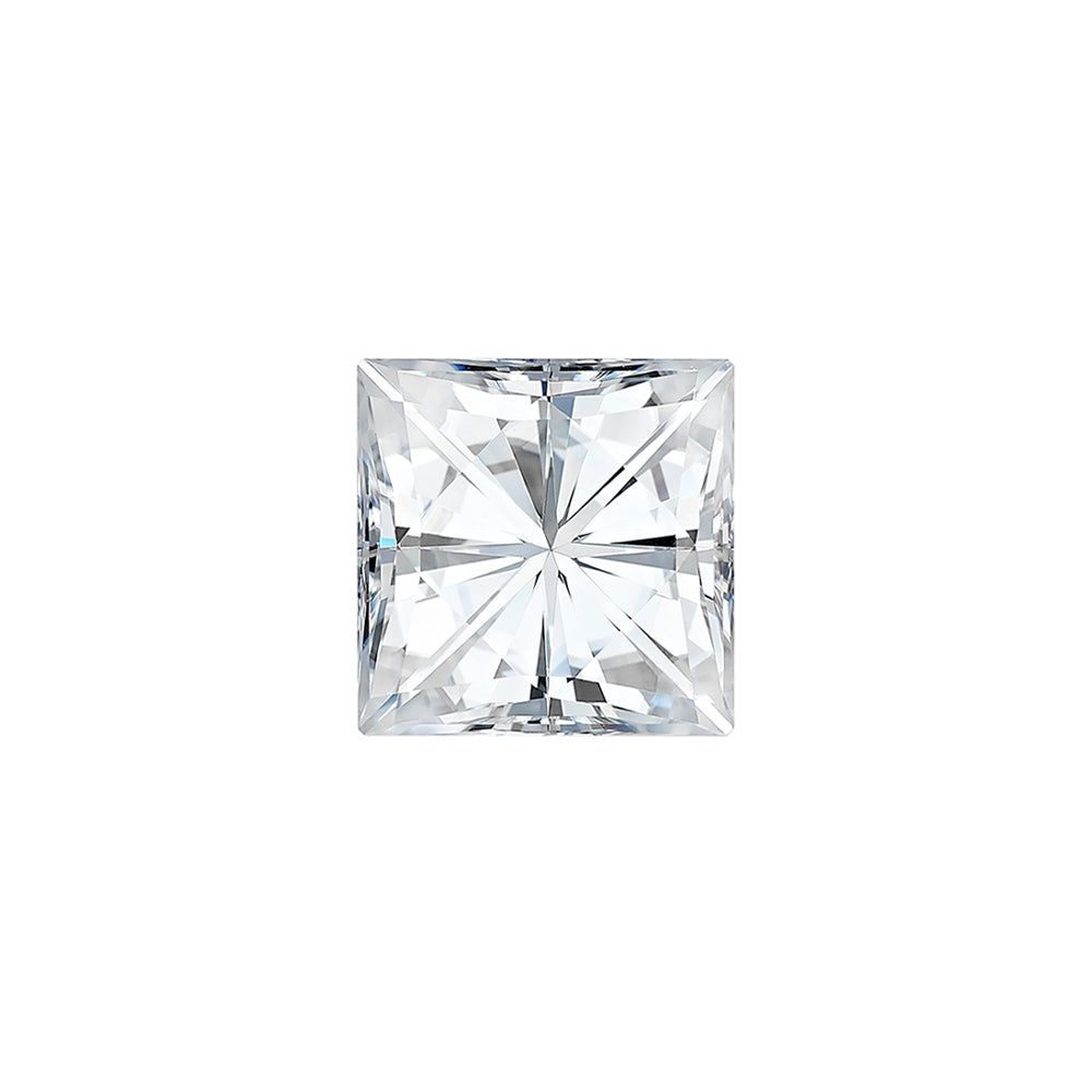 Forever One 0.80CTW DEW Square Near-Colorless Brilliant Cut Moissanite