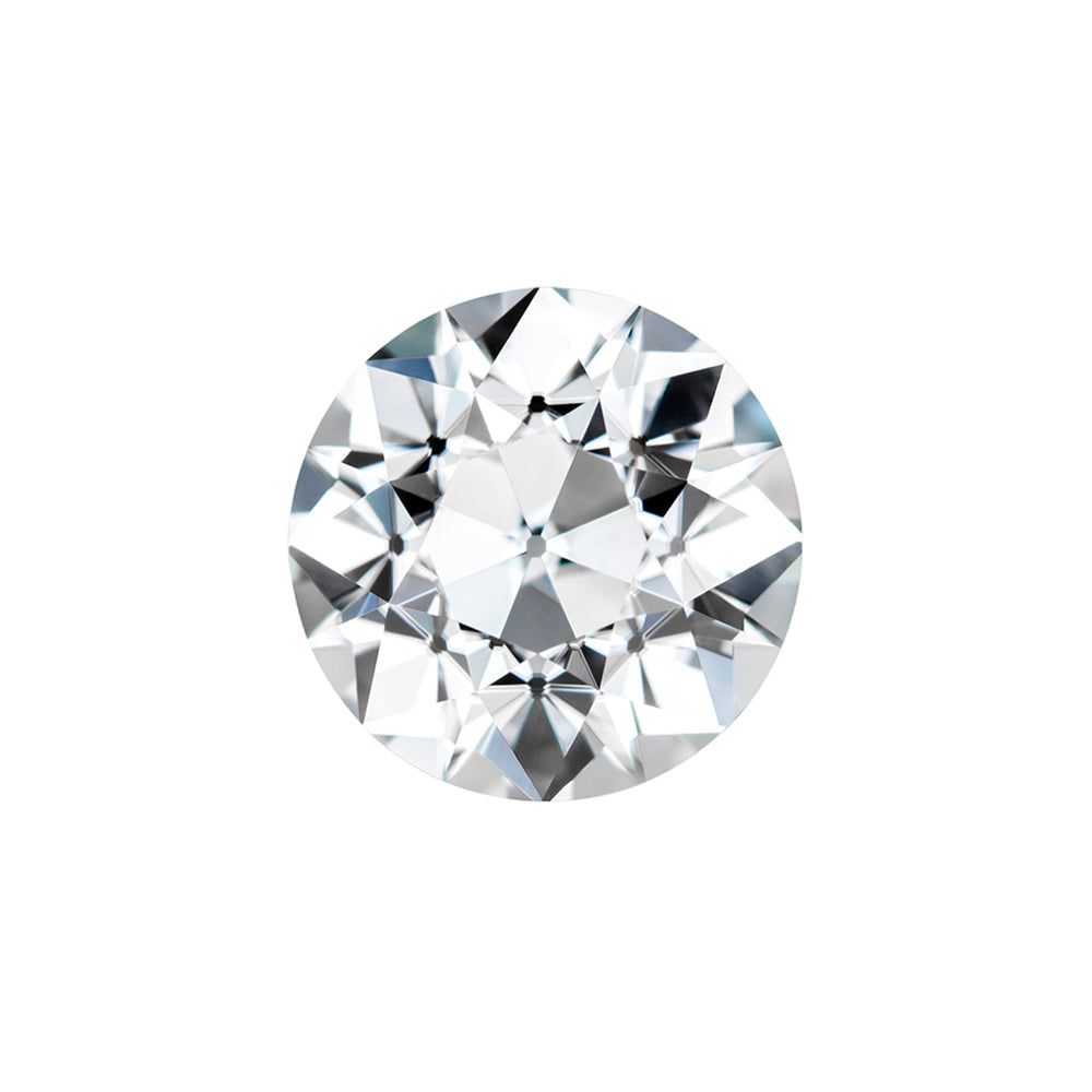 Forever One 1.69CTW DEW Round Near-Colorless Old European Cut Moissanite