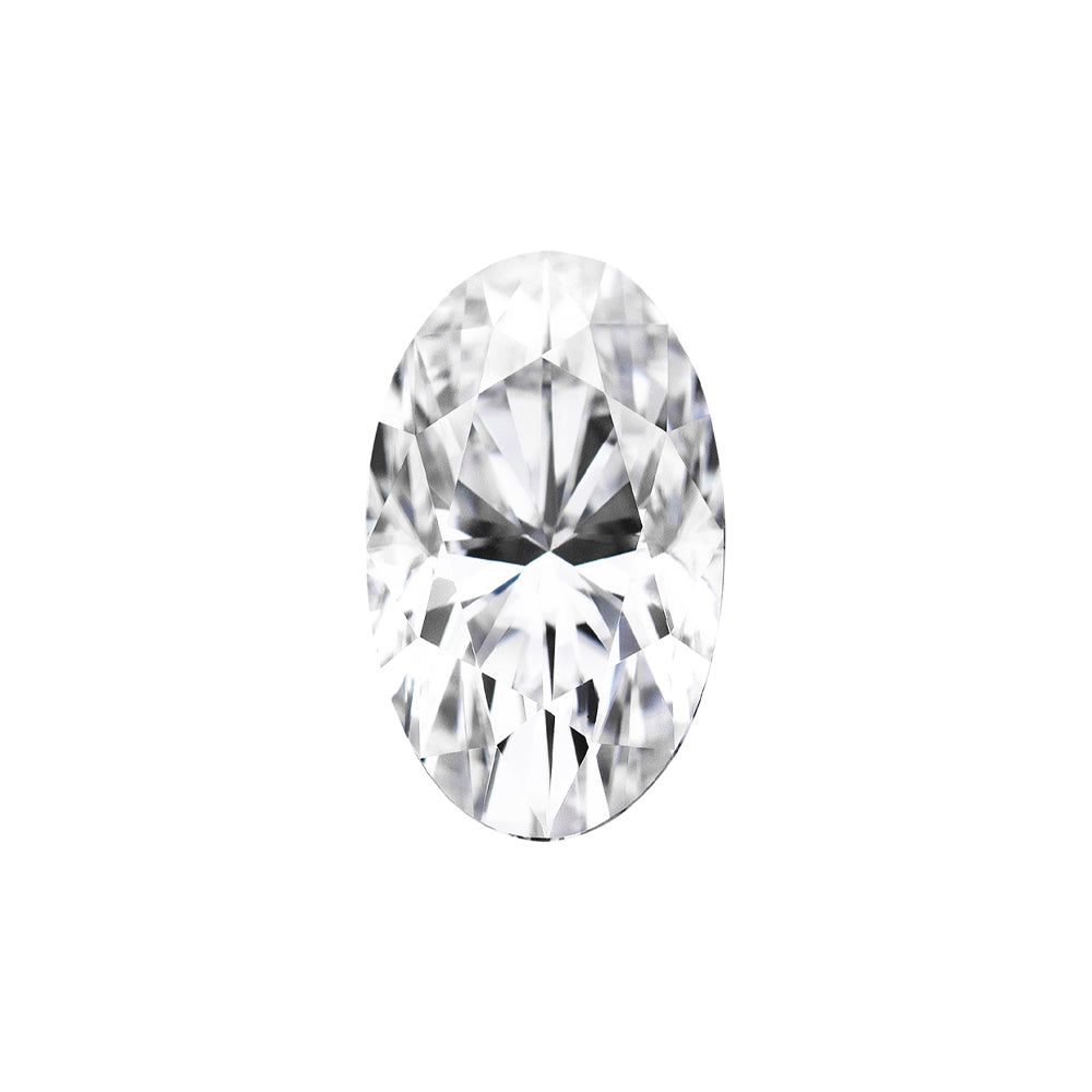 Forever One 1.30CTW DEW Elongated Oval Near-Colorless Brilliant Cut Moissanite