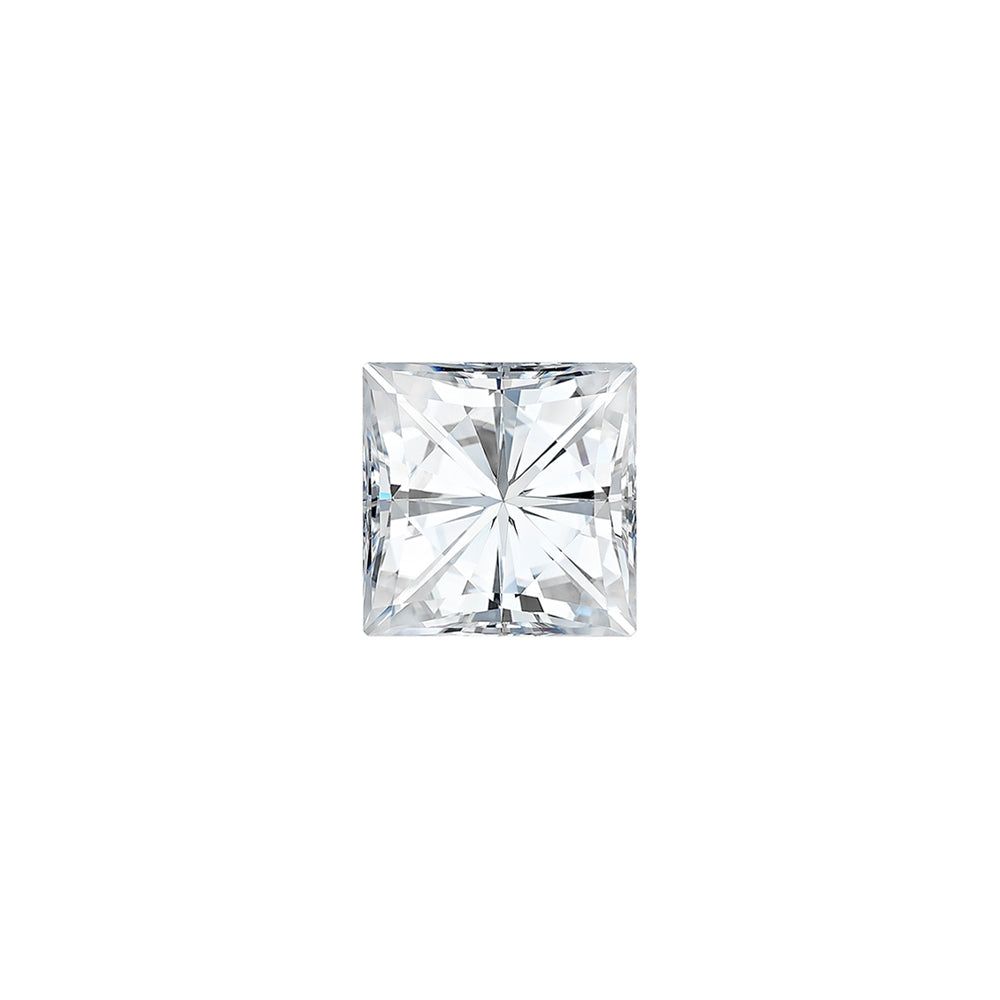 Forever One 0.41CTW DEW Square Near-Colorless Brilliant Cut Moissanite