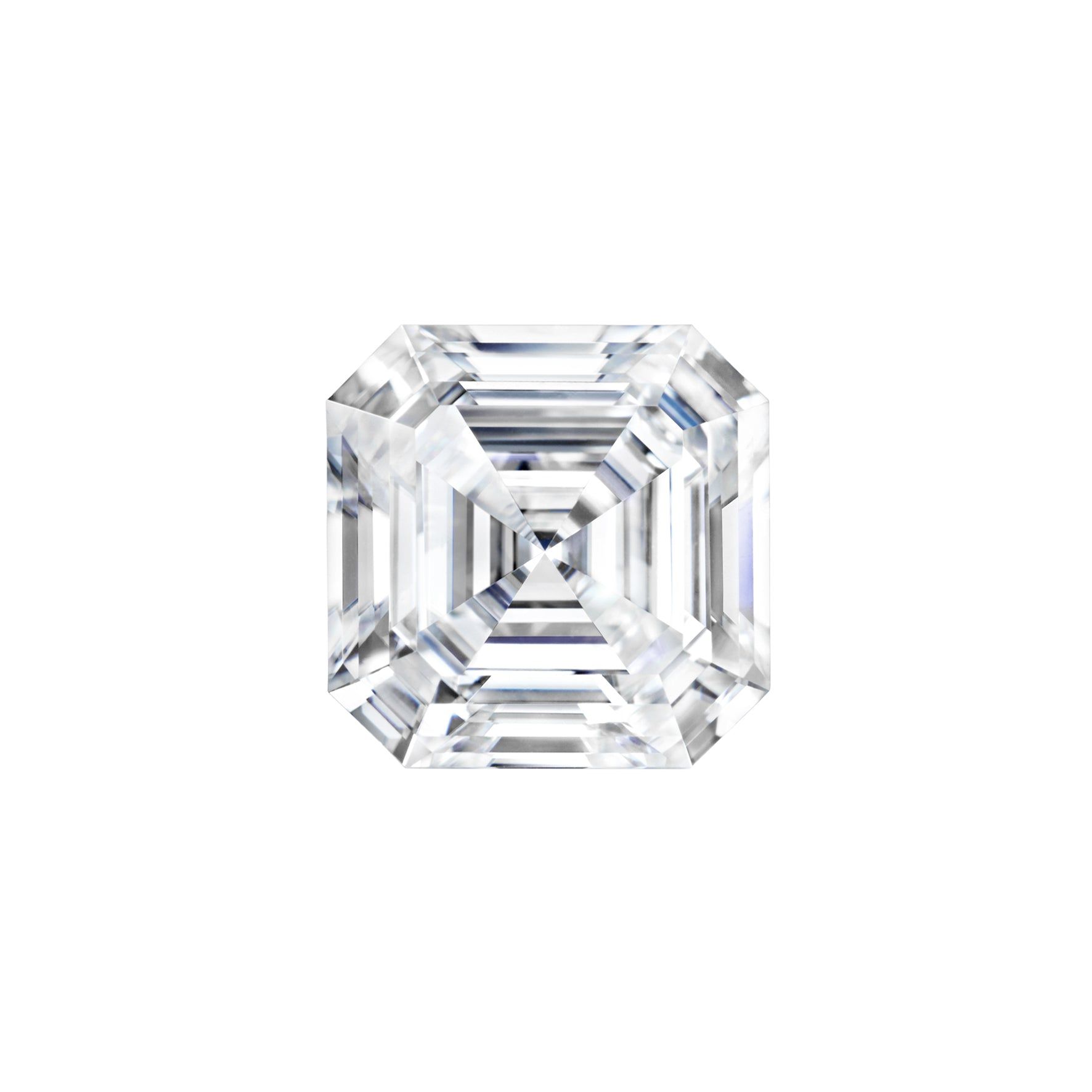 Forever One 0.95CTW DEW Asscher Near-Colorless Step Cut Moissanite