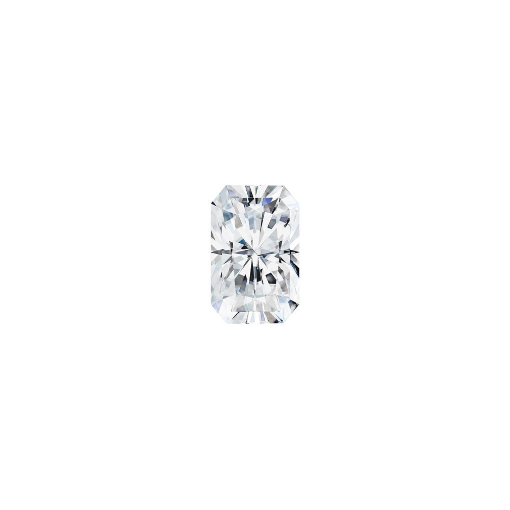 Moissanite 0.11CTW DEW Radiant Near-Colorless Modified Brilliant Cut Moissanite