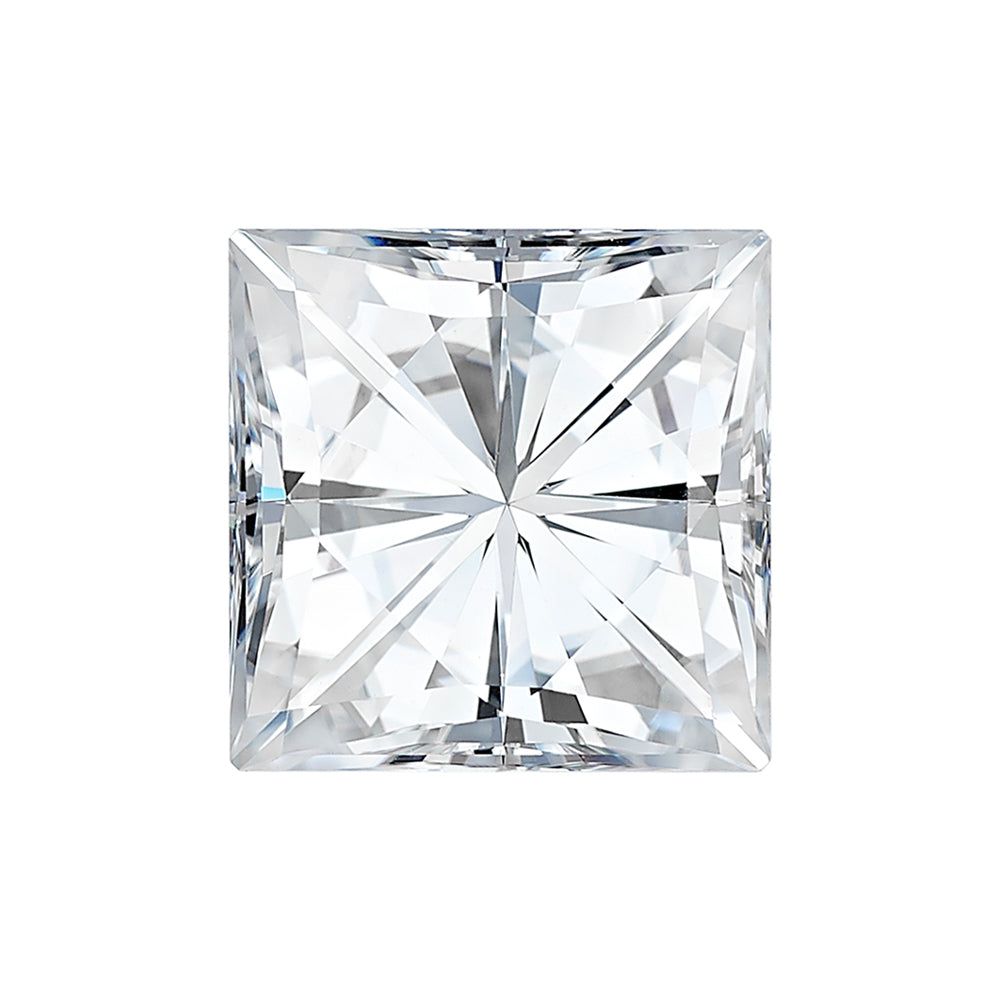 Forever One 3.60CTW DEW Square Near-Colorless Brilliant Cut Moissanite