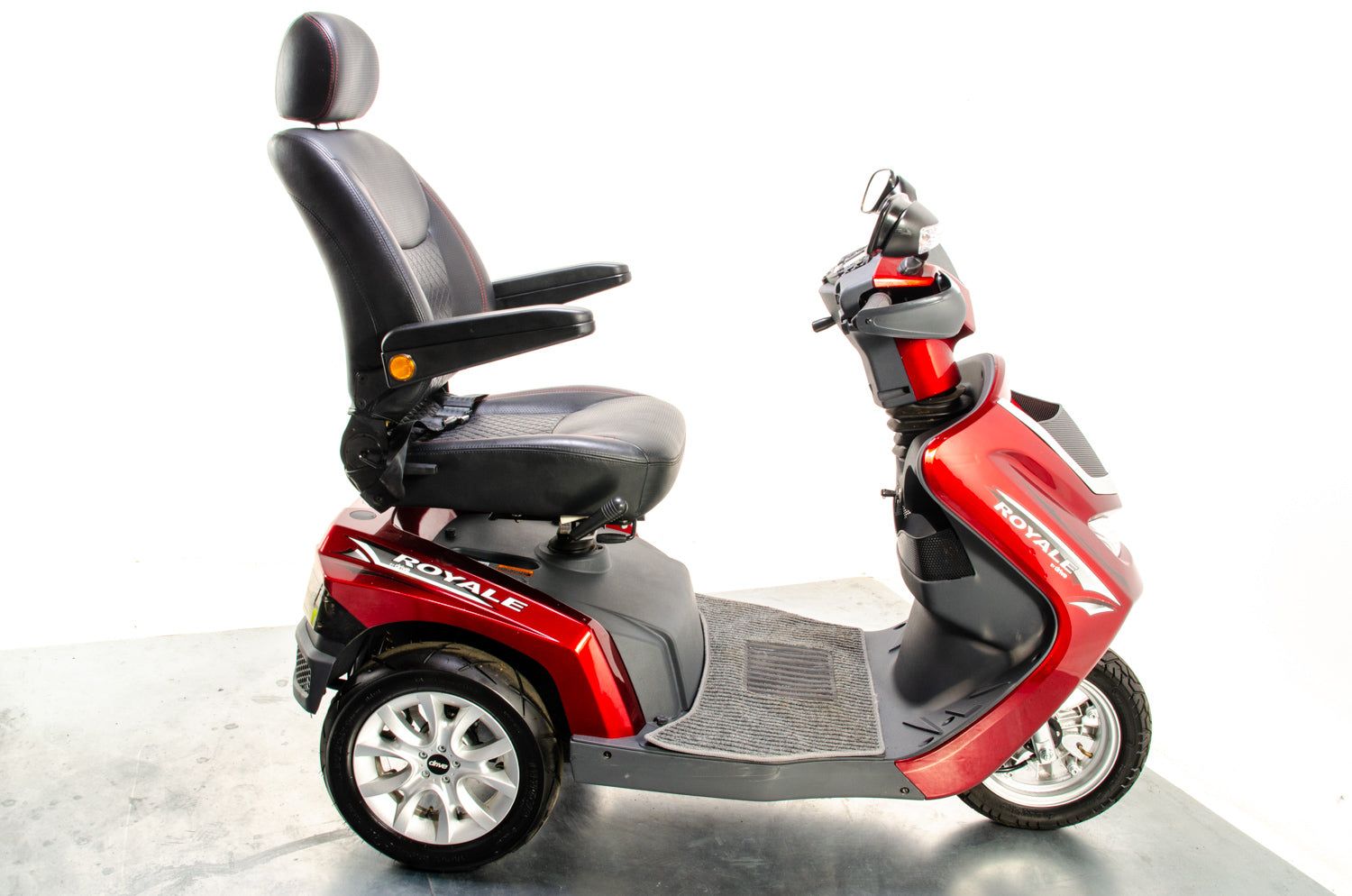 Drive Royale 3 8mph Large Comfort Class 3 Mobility Scooter Trike Red  6 Mph Mobility Scooters Uk