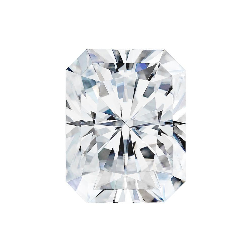 Forever One 2.70CTW DEW Radiant Colorless Modified Brilliant Cut Moissanite