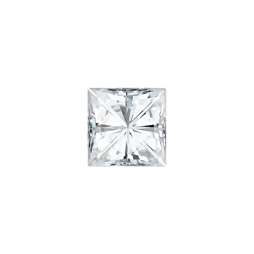 Forever One 0.60CTW DEW Square Near-Colorless Brilliant Cut Moissanite