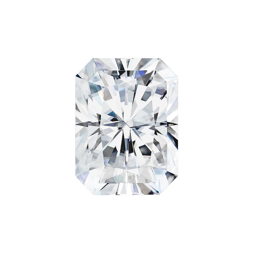 Forever One 2.30CTW DEW Radiant Near-Colorless Modified Brilliant Cut Moissanite