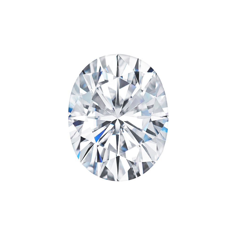 Forever One 1.50CTW DEW Oval Near-Colorless Brilliant Cut Moissanite