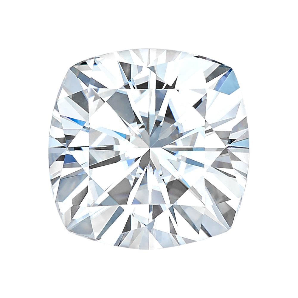 Moissanite 6.20CTW DEW Cushion Near-Colorless Brilliant Cut Moissanite