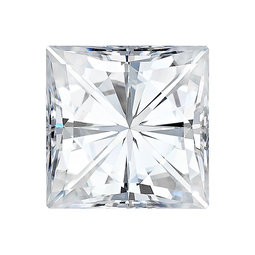 Forever One 5.10CTW DEW Square Near-Colorless Brilliant Cut Moissanite