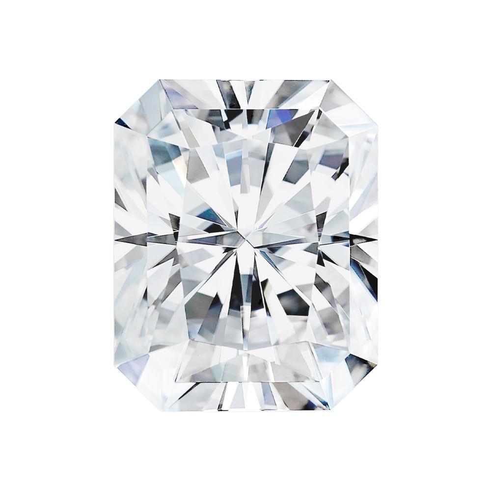 Forever One 3.90CTW DEW Radiant Near-Colorless Modified Brilliant Cut Moissanite