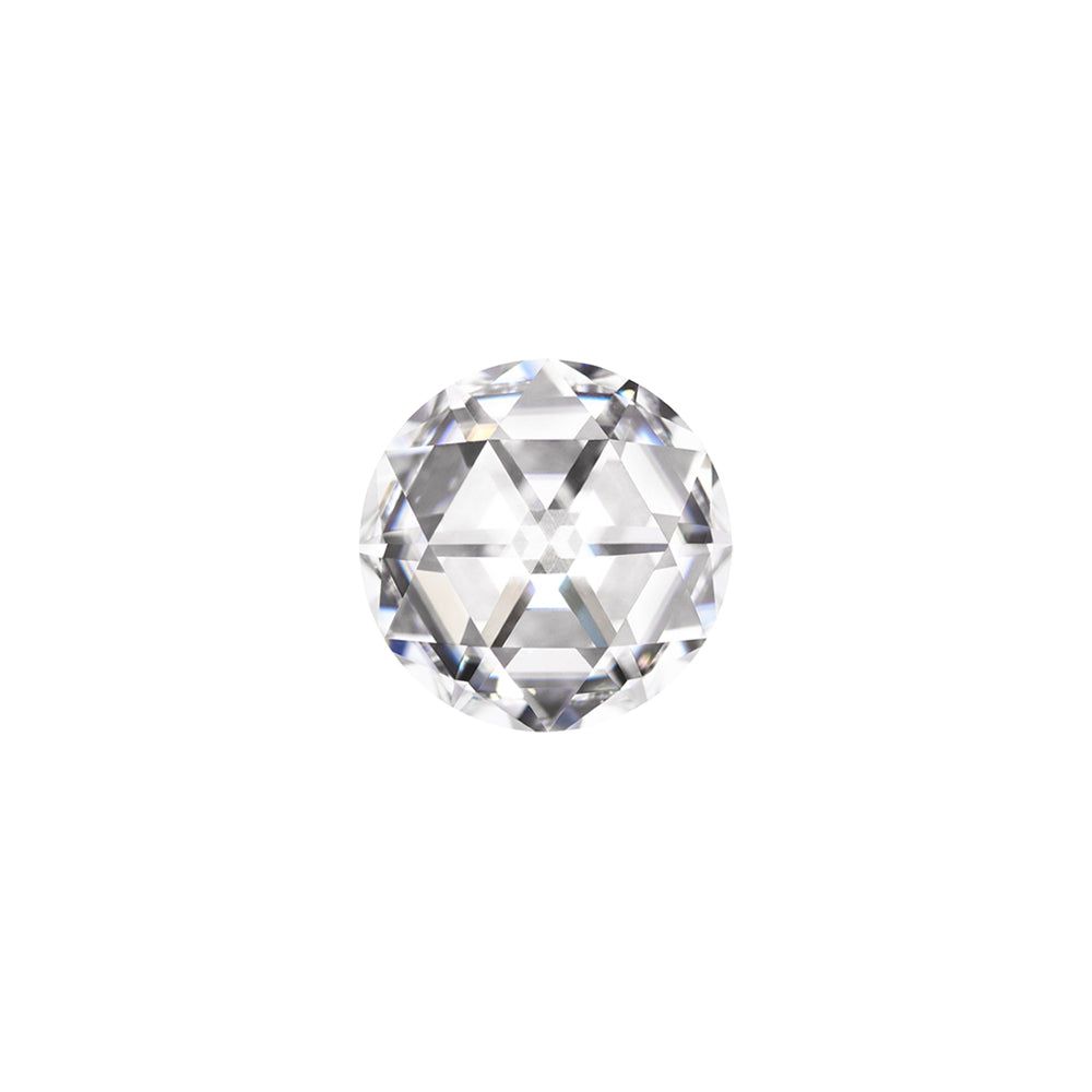 Forever One 0.44CTW DEW Round Near-Colorless DuetRose Cut Moissanite