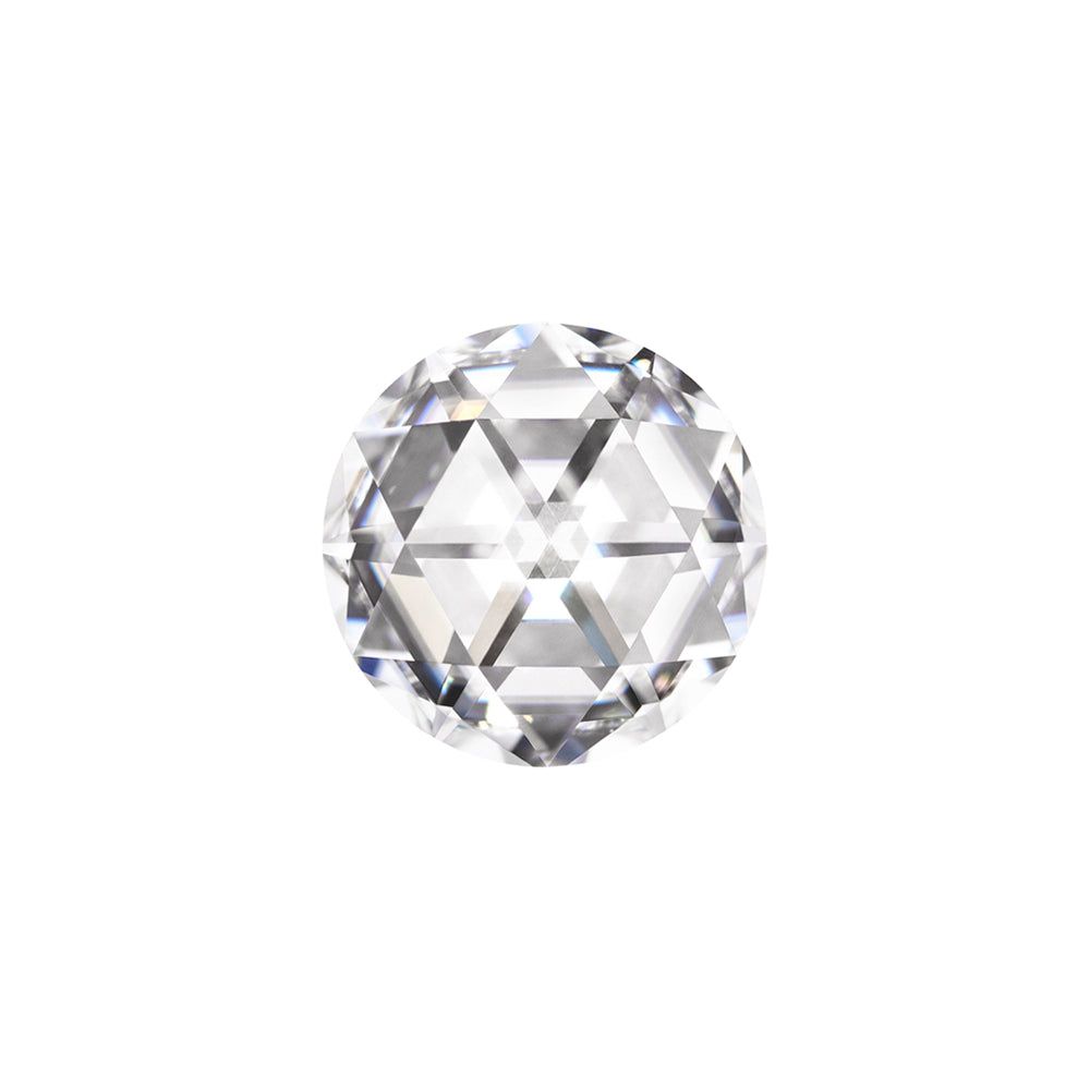 Forever One 0.96CTW DEW Round Near-Colorless DuetRose Cut Moissanite