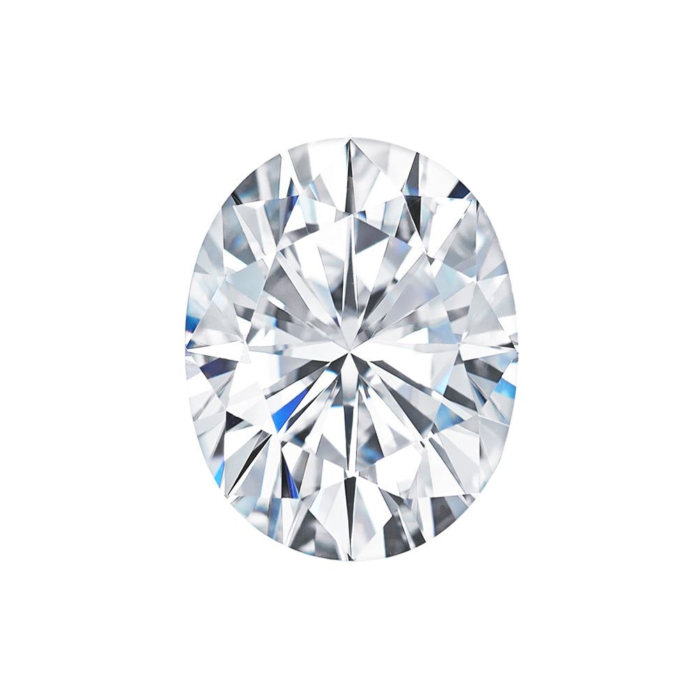 Forever One 2.10CTW DEW Oval Near-Colorless Brilliant Cut Moissanite