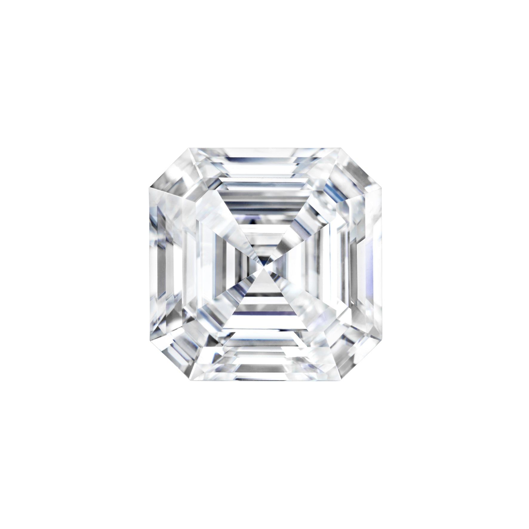 Forever One 1.30CTW DEW Asscher Near-Colorless Step Cut Moissanite