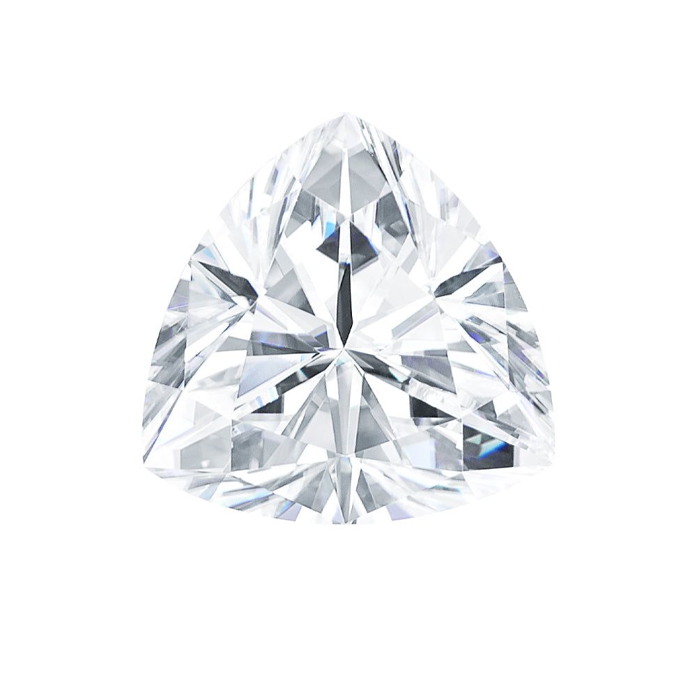 Forever One 3.24CTW DEW Trillion Near-Colorless Brilliant Cut Moissanite